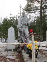 Братская могила в поселке Кепа., Россия, Республика Карелия, Калевальский район, поселок Кепа