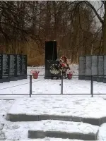 Братское захоронение в деревне Чёрное., Россия, Псковская область, Локнянский район