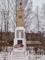 Обелиск погибшим воинам в годы Великой Отечественной войны, Россия, Архангельская область, Котласский район, деревня Григорово
