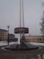Монумент Славы павшим землякам-героям, Россия, Московская область, Подольский район, поселок Молодежный