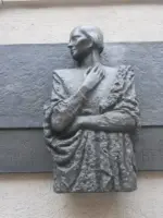 Мемориальная доска ольге берггольц, улица Рубинштейна