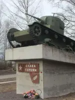 Памятник танку Т-26, Россия, Республика Карелия, Питкяранта