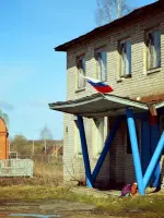Памятник-часовня погибшим землякам, Россия, Нижегородская область, Арзамасский район, поселок Балахониха