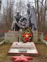 Братская могила советских воинов, погибших в войне с фашистами., Россия, Ленинградская область, Всеволожский район, поселок Грузино