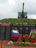 Памятник землякам, погибшим в годы Великой Отечественной войны в д. Горка Бабаевского района, Россия, Вологодская область, Бабаевский район, поселок Горка