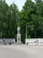 Мемориал погибшим воинам в г. Лысково Нижегородской области, Россия, Нижегородская область, Лысковский район