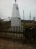 Памятник погибшим в годы ВОВ в д. Мягково, Россия, Ивановская область, Шуйский район, деревня Мягково