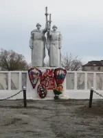 Памятник «Советским воинам, погибшим в годы ВОВ», Россия, Рязанская область, Касимовский район, село Погост