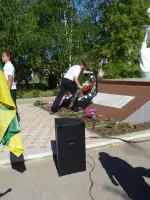 Мемориальный комплекс в станице Воронцовской. Братская могила советских воинов, Красная улица