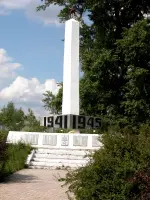 Обелиск погибшим в годы Великой отечественной войны, Россия, Владимирская область, Гусь-Хрустальный район, поселок Анопино