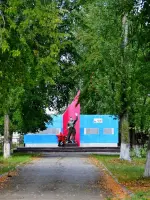 Памятник жителям посёлка Первомайский, Тамбовской области, павшим в годы Великой Отечественной войны с фашистской Германией в 1941–1945 год, Россия, Тамбовская область