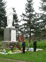 Памятник погибшим воинам, Россия, Костромская область, Макарьевский район, село Унжа