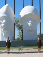 Мемориал Вечной Славы в городе Нефтекумске Ставропольского края, улица Ленина