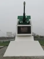 Памятник воинам-освободителям посёлка на въезде в посёлок Орловский, Россия, Ростовская область, Орловский район, поселок Орловский