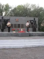 «Памятник воинам-землякам», Россия, Липецкая область, Добринский район, поселок Совхоз Петровский