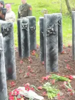 Мемориал памяти расстрелянной деревне Каурово, Россия, Смоленская область, Сычевский район