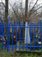 Памятник в деревне Каськово в парке, Россия, Ленинградская область, Волосовский район, деревня Каськово