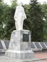 Мемориал павшим воинам – город Морозовск, Ростовская область, улица Ленина