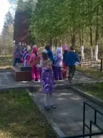 Памятник солдатам, погибшим при обороне Москвы в Полушкино, Россия, Московская область, Рузский район, поселок пансионата Полушкино