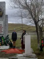 Памятник погибшим воинам в деревне Калы, Россия, Республика Хакасия, Бейский район, деревня Калы