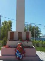 Памятник павшим воинам села Ольховец, Россия, Липецкая область, Лебедянский район, село Ольховец