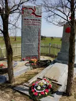 Братская могила-мемориал - хутор Небыков, Котельниковский район, Волгоградская область, Россия, Волгоградская область, Котельниковский район, хутор Небыков