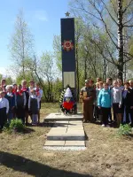 Обелиск воинам села Мамонтово, павшим на полях сражений Великой Отечественной войны, Россия