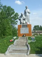 Братская могила № 5 60 Советских воинов, павших в боях с фашистскими захватчиками, Россия, Смоленская область, Руднянский район, деревня Березино