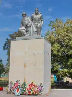 Мемориал воинам ВОВ - село Поливянка, Песчанокопский район, Ростовская область, Россия, Ростовская область, Песчанокопский район, село Поливянка