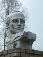 Бюст капитана Флерова Ивана Андреевича, Россия, Смоленская область, Руднянский район, деревня Любавичи