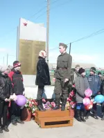 Памятник павшим в годы Вов односельчанам, Россия, Республика Коми, городской округ Усинск, село Щельябож
