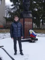 Памятник Ивану Даниловичу Черняховскому, Россия, Курская область, Курский район, поселок Рышково