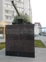 Танковая башня в Тракторозаводском районе г. Волгограда, пос. Спартановка, улица Николая Отрады