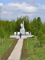 Обелиск воинам-землякам в пос. Прогресс, Россия, Республика Адыгея, Гиагинский район, хутор Прогресс