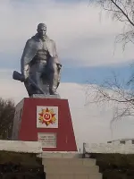 Памятник воинам односельчанам, Россия, Курская область, Курский район, деревня Большое Шумаково