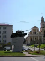 Танк Т-34−85, Беларусь, Гродно, квартал Исторический Центр