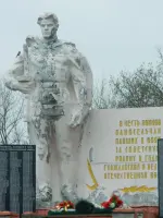 Памятник односельчанам, Россия, Курская область, Солнцевский район, село Бунино