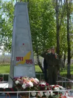 Елховский обелиск с мемориальной доской, Россия, Саратовская область, Татищевский район