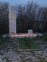 Мемориальная стела, Россия, Челябинская область, Красноармейский район, поселок Луговой