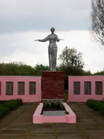 Братская могила воинам Великой Отечественной войны в селе Белояровка, Украина, Донецкая область, Амвросиевский район