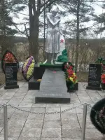 Мемориал павшим в боях 1941−1945 гг., Россия, Тверская область, Калининский район, посёлок Отдельные дома Санатория Черногубово