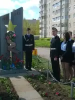 Обелиск участникам Великой Отечественной войны, Россия, Чувашская Республика, Новочебоксарск, микрорайон Юраково