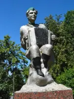 Легенда литературы с лицом Героя (Василий Теркин), улица Бочарова
