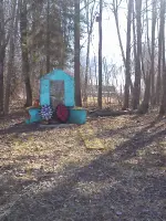 Памятник землякам погибшим на фронтах Великой Отечественной войны 1941−1945 гг. д. Кушлянщина на месте неизвестного захоронения, Россия, Смоленская область, Смоленский район, деревня Кушлянщина