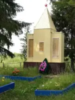 Памятник односельчанам погибшим в годы ВОВ, Россия, Кемеровская область, Мариинский район, село Колеул