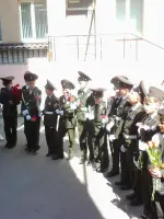 Мемориальная доска на доме, где жил Василий Ильич Рындя, улица Кирова