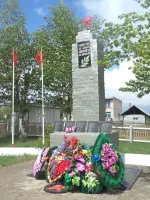 Памятник односельчанам павшим в Великой отечественной войне, Россия, Забайкальский край, Сретенский район, село Дунаево