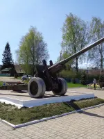 Памятник в честь 854 артиллерийского Краковского полка 286 стрелковой дивизии, Россия, Вологодская область, Шекснинский район, поселок городского типа Шексна, микрорайон Шексна Южная