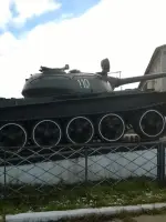 Памятник. Танк Т-54, Россия, Кировская область, Малмыжский район, село Калинино