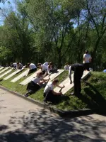 Мемориал «Память», Аллея славы в г. Кизляр, Россия, Республика Дагестан, Кизляр, улица Ленина, 10